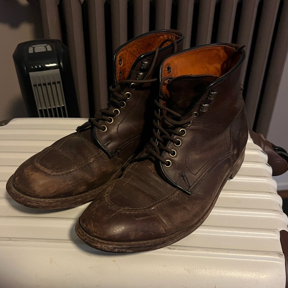 Frye Lace Up Ankle Boots